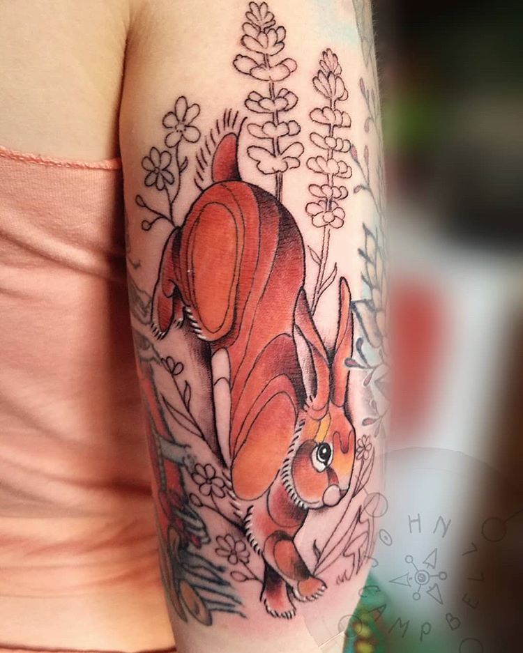 follow the ochre rabbit by jukan6 on deviantART | Idées de tatouages,  Tatoueur, Tatouages mains